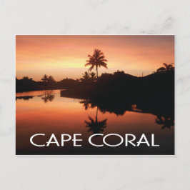 Postal Cabo Coral Florida Sunset