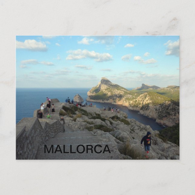 postal Cabo de Formentor, en Mallorca (Anverso)