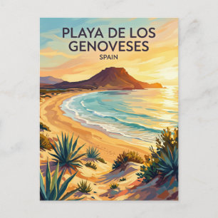 Postal Cabo de Gata - Playa de los Genoveses España
