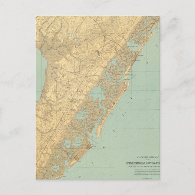 Postal Cabo de Mayo, Nueva Jersey (Anverso)