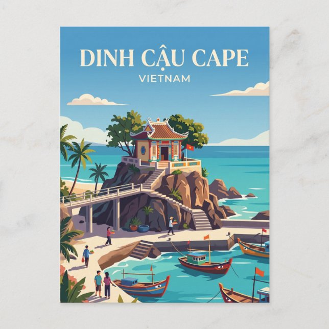 Postal Cabo Dinh Cậu Vietnam (Anverso)