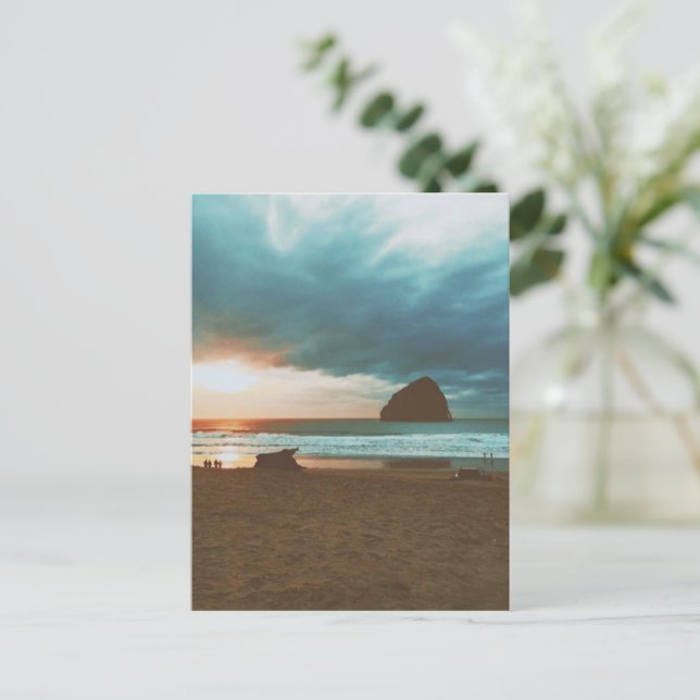 Postal Cabo Kiwanda - Ciudad del Pacífico - OR (Anverso de pie)