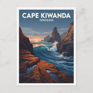Postal Cabo Kiwanda Pacific City Oregon Recuerdo