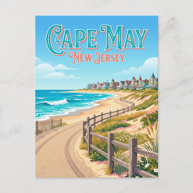 Postal Cabo May Nueva Jersey (Anverso)