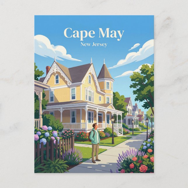 Postal Cabo May USA (Anverso)
