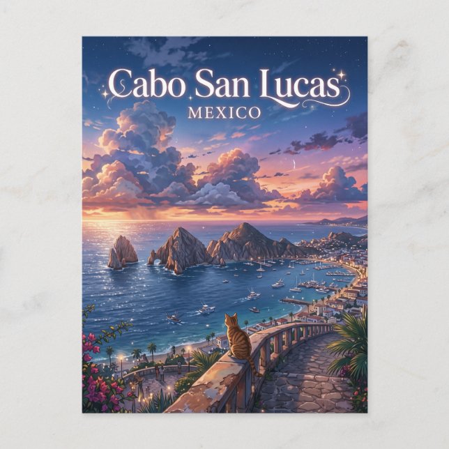 Postal Cabo San Lucas México (Anverso)