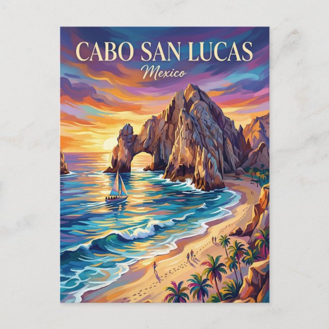 Postal Cabo San Lucas México (Anverso)