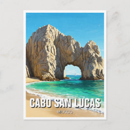 Postal Cabo San Lucas México El Arco Viaje