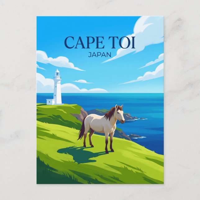Postal Cabo Toi Japón (Anverso)