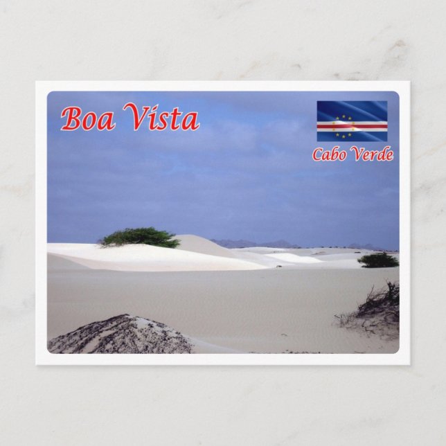 Postal Cabo Verde - Boa Vista - Desierto (Anverso)
