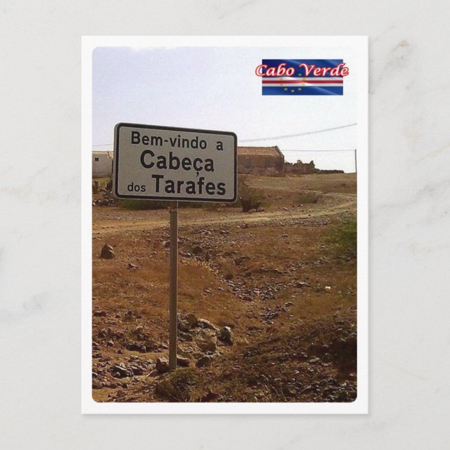 Postal Cabo Verde - Cabeca dos Tarrafes - (Anverso)