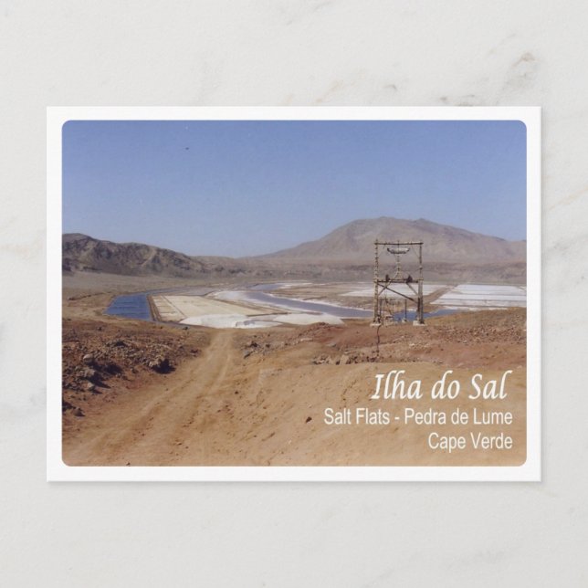 Postal Cabo Verde - Isla de Sal - (Anverso)