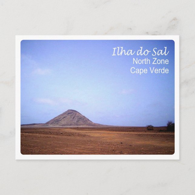 Postal Cabo Verde - Isla de Sal - Zona Norte - (Anverso)