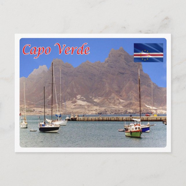 Postal Cabo Verde - Mont Cara - (Anverso)