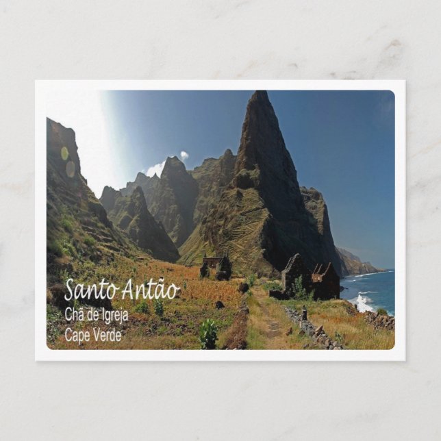Postal Cabo Verde - Santo Antonio (Anverso)