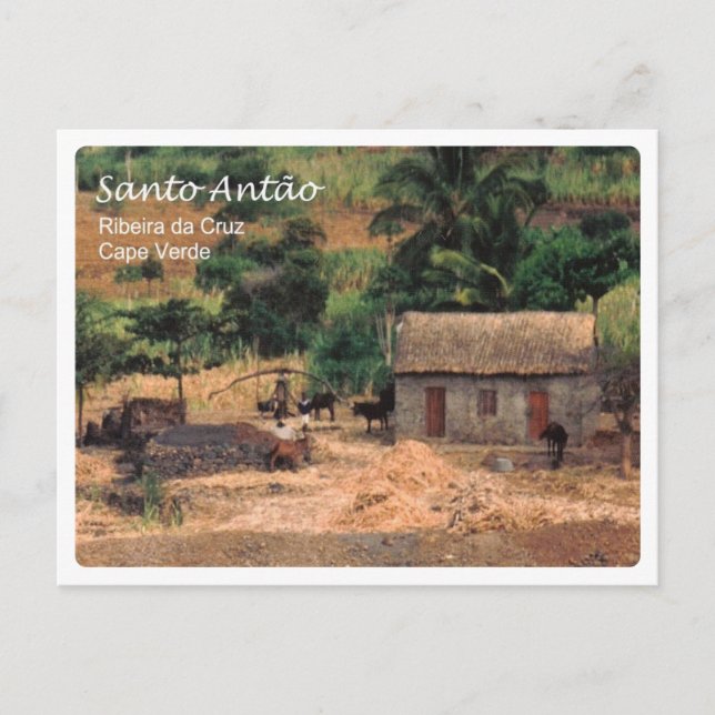 Postal Cabo Verde - Santo Antonio (Anverso)