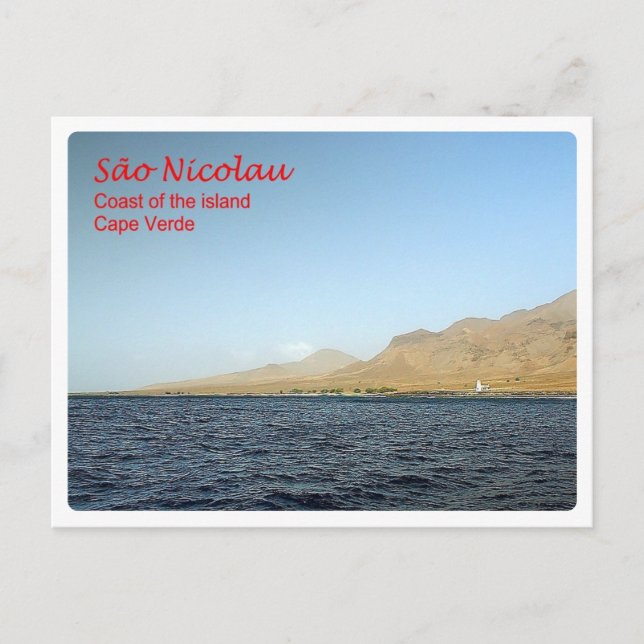 Postal Cabo Verde - Sao Nicolau - Costa de la Isla - (Anverso)