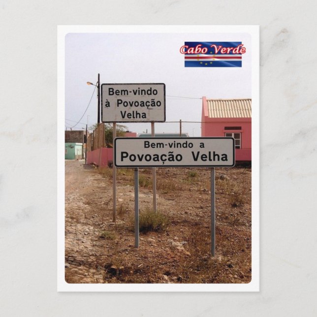 Postal Cabo Verde - Signo de bienvenida - (Anverso)