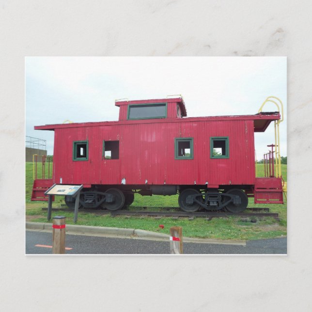 Postal Caboose En El Parque Acuático De Bladensburg (Anverso)