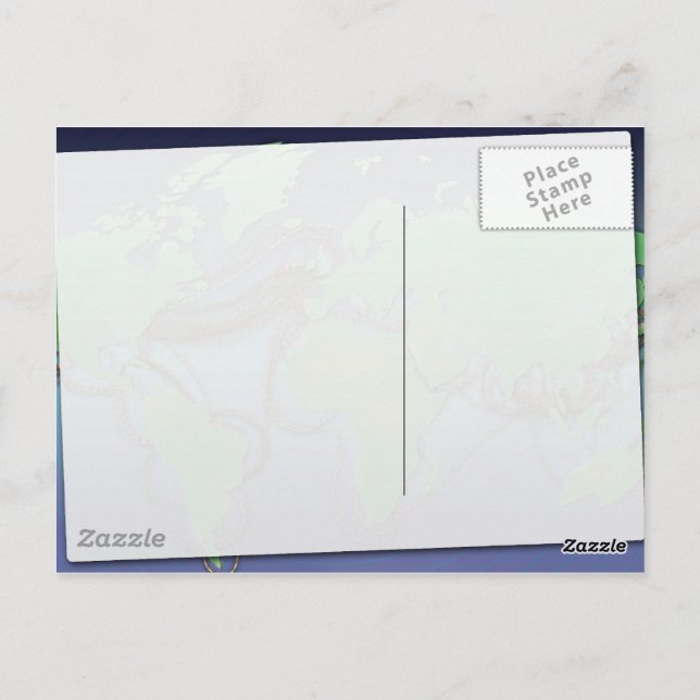 Postal Cabos del mundo - Cables submarinos (Reverso)