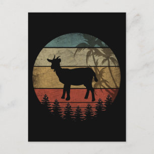 POSTAL CABRA RETRO VINTAGE
