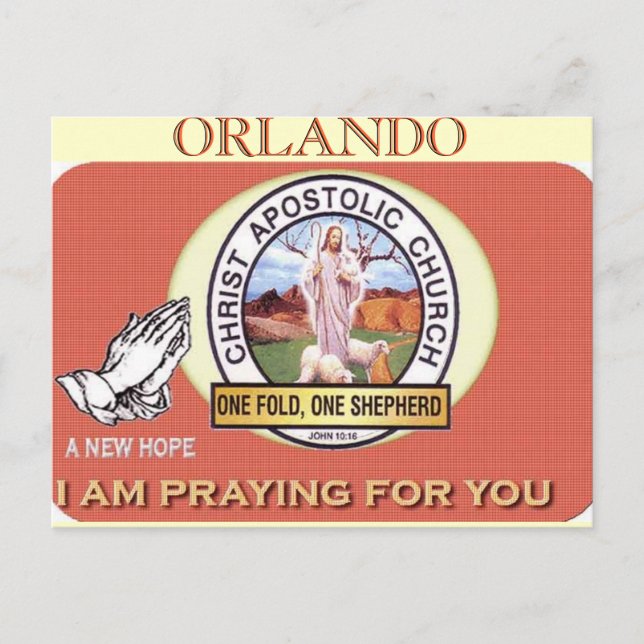 POSTAL CAC ORLANDO) MOJISOLA GBADAMOSI (Anverso)