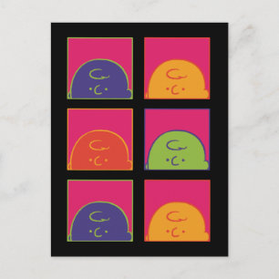 Postal Cacahuetes   Arte pop moderno es Charlie Brown