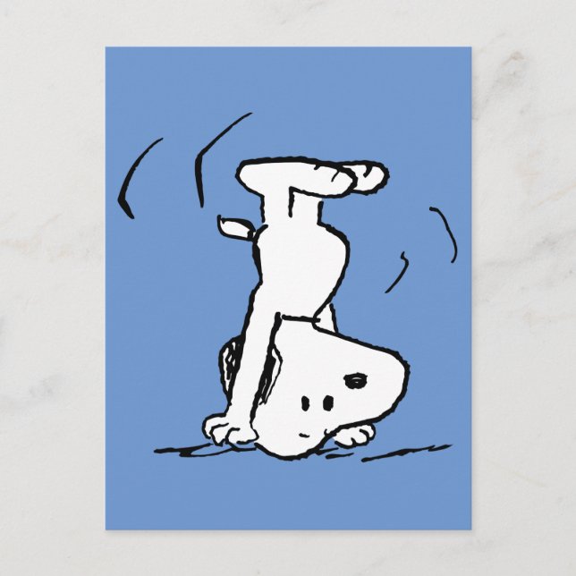 Postal Cacahuetes | Cabecera Snoopy (Anverso)
