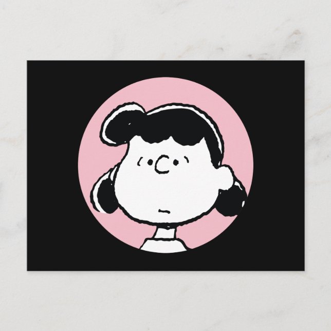 Postal Cacahuetes | Caras de Lucy (Anverso)