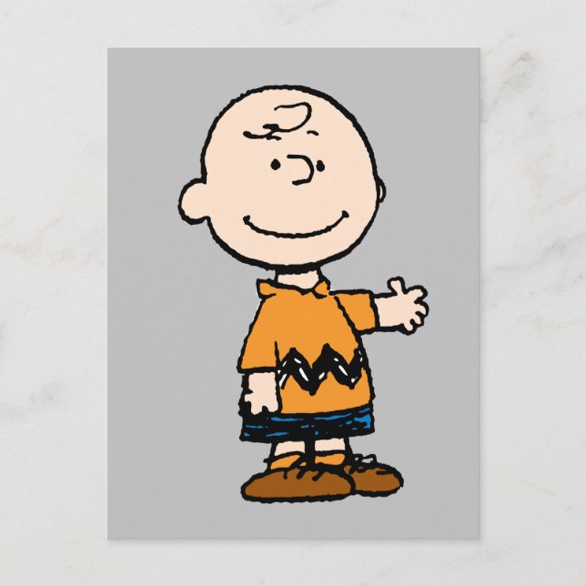 Postal Cacahuetes | Charlie Brown (Anverso)