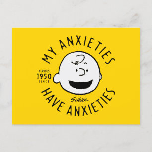 Postal Cacahuetes   Charlie Brown Nervous desde 1950