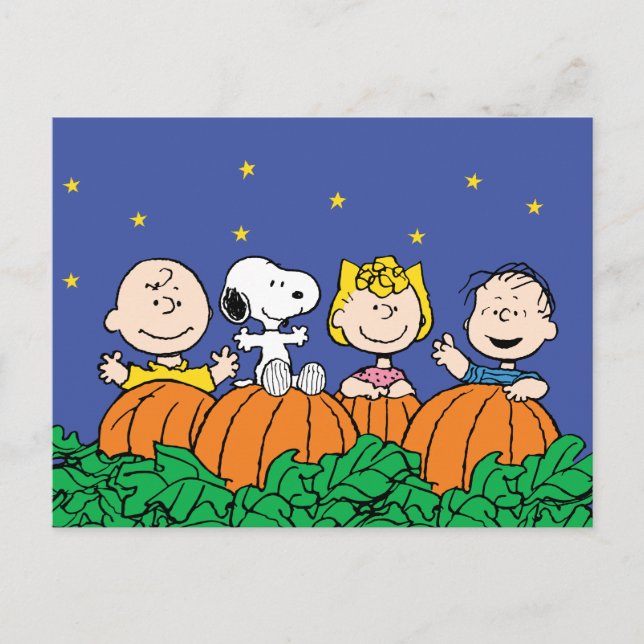 Postal Cacahuetes | Es el gran Pumpkin Charlie Brown (Anverso)