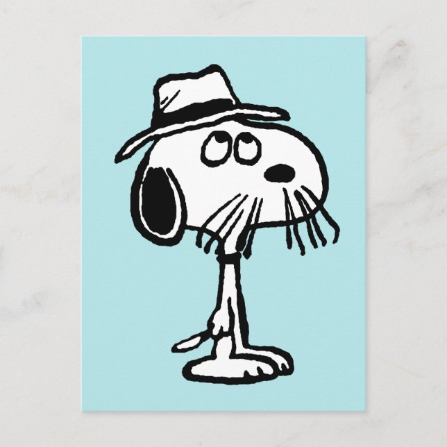 Postal Cacahuetes | Hermano Spike de Snoopy (Anverso)