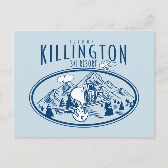 Postal Cacahuetes | Killington Ski Resort Vermont (Anverso)