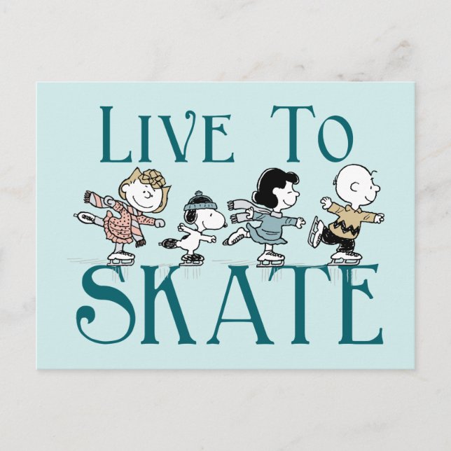 Postal Cacahuetes | Live to Skate (Anverso)