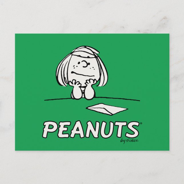 Postal Cacahuetes | Peppermint Patty Thoughts (Anverso)