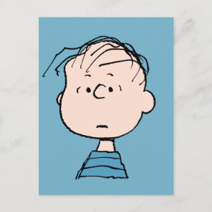 Postal Cacahuetes   Retrato de Linus
