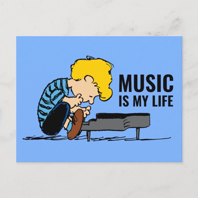 Postal Cacahuetes | Schroeder (Anverso)