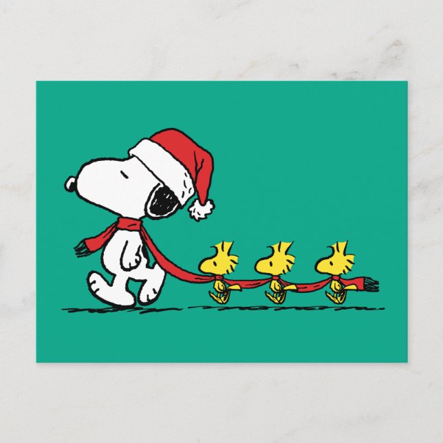 Postal Cacahuetes | Snoopy & Friends Winter Scarf (Anverso)