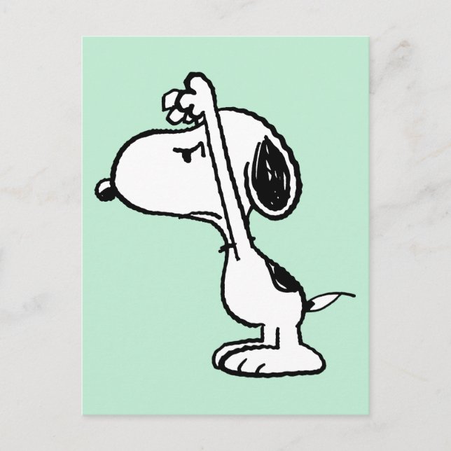 Postal Cacahuetes | Snoopy Scared You (Anverso)