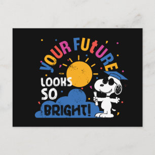 Postal Cacahuetes Snoopy Tu Futuro Se Ve Tan Brillante