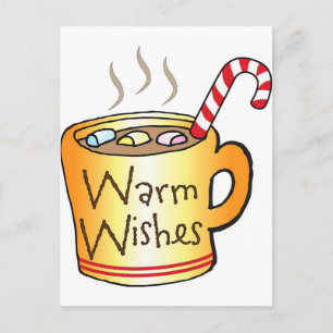 Postal Cacao y caramelo