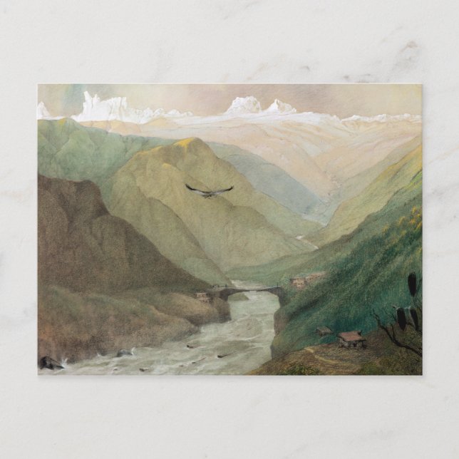 Postal Cachemira, c.1860 (Anverso)