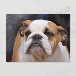 Postal Cachorro de Bulldog británico