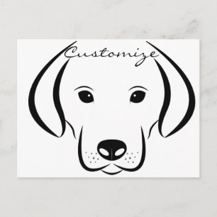 Postal Cachorro de cachorro de corte