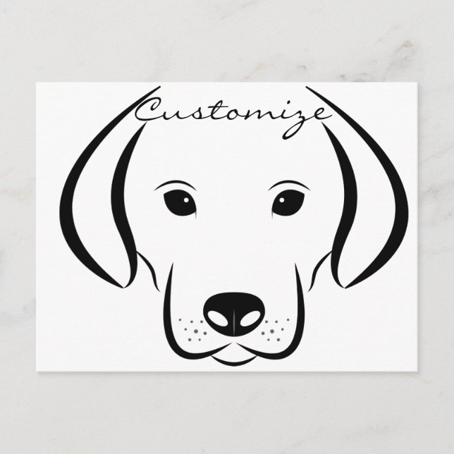 Postal Cachorro de cachorro de corte (Anverso)