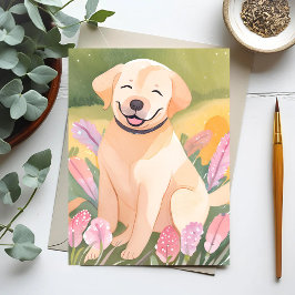 Postal Cachorro de Labrador Retriever | Labrador Dog Cute