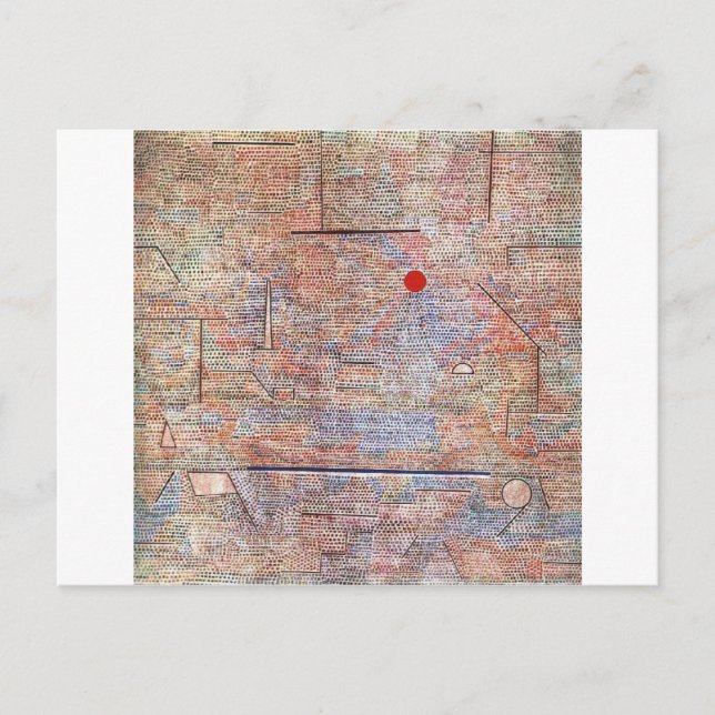 Postal Cacodemonic de Paul Klee (Anverso)