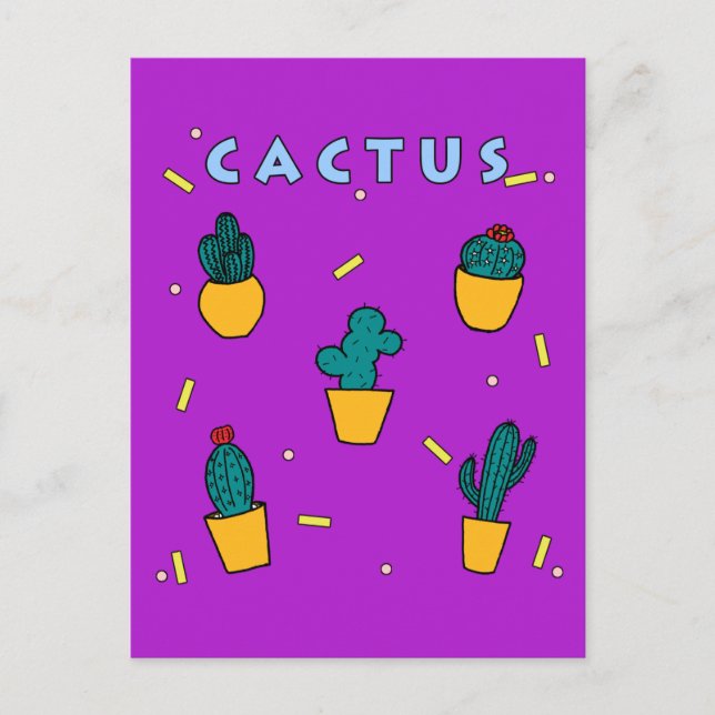 Postal Cactus (Anverso)