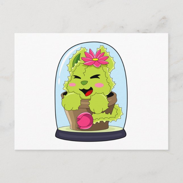 Postal Cactus de gato (Anverso)
